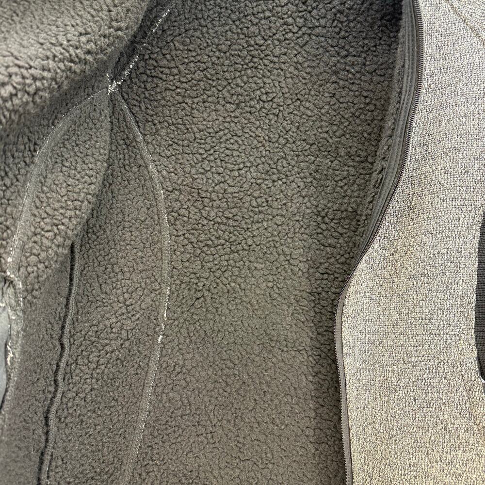 Spyder Jacket Women's Medium Black Charcoal Heather Sherpa Lined Cozy Jacket - Picture 5 of 12